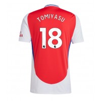 Moški Nogometni dresi Arsenal Takehiro Tomiyasu #18 Domači 2024-25 Kratek Rokav